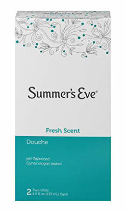 Picture of Summer's Eve Douche, Fresh Scent, pH Balanced, Dermatologist & Gynecologist Tested, 2 Count per pack, 9 Fl Oz
