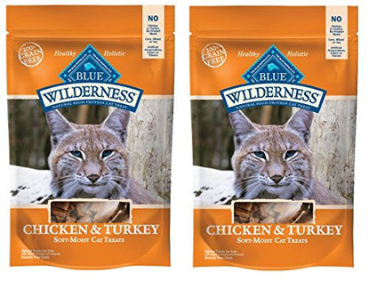 Picture of Blue Buffalo Wilderness Grain Free Cat Treats Chicken & Turkey 4 oz