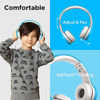 Picture of LilGadgets Kids Premium Volume Limited Wired Headphones with SharePort (Children, Toddlers) - Blue