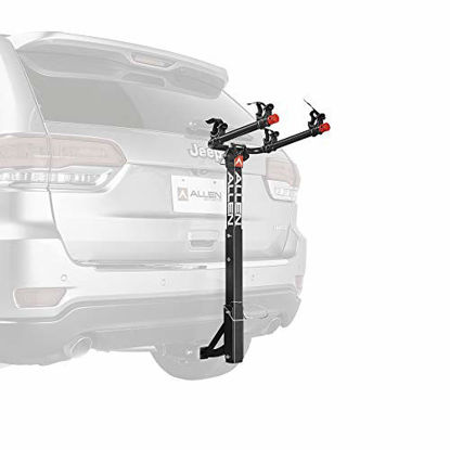Picture of Allen Sports Deluxe 2-Bike Hitch Mount Rack , Silver/Black (522RR)