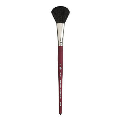 Picture of Princeton Artist Brush Oval Mop Princeton Velvetouch Artiste, Mixed-Media Brush for Acrylic, Watercolor & Oil, Series 3950 Luxury Synthetic, Size 3/4
