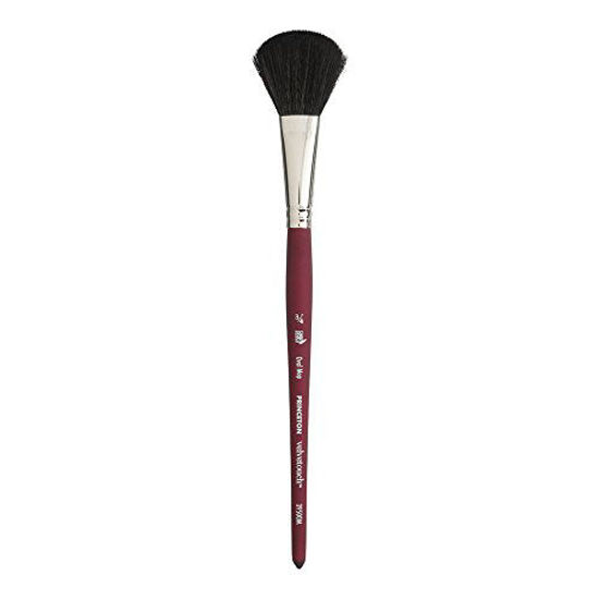 Picture of Princeton Artist Brush Oval Mop Princeton Velvetouch Artiste, Mixed-Media Brush for Acrylic, Watercolor & Oil, Series 3950 Luxury Synthetic, Size 3/4