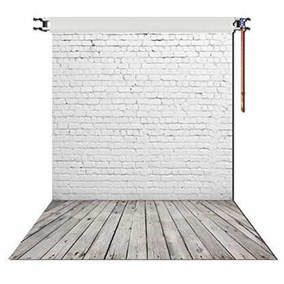 Dudaacvt 5x7ft White Brick Wall with Gray Wooden Floor Photography Wedding Festival Brithday White Brick Photo Backdrop Vinyl Photography Backdrop Studio Prop MQ006 Dudaacvt 5x7ft White Brick Wall with Gray Wooden Floor Photography Wedding Festival Brithday White Brick Photo Backdrop Vinyl Photography Backdrop Studio Prop MQ006