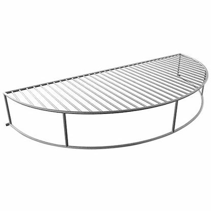 Picture of The Original 'Upper Deck' Stainless Steel Grilling Warming Smoking Rack Charcoal Grill Grate- For Use with 22 Inch Kettle Grills- Charcoal Grilling Accessories and Grill Tools Grill Rack
