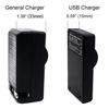 Picture of EN-EL11 Ultrathin USB Charger for Nikon Coolpix S550, Coolpix S560 Camera and More