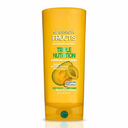 Picture of Garnier Fructis Triple Nutrition Conditioner, Dry to Very Dry Hair, 21 fl. oz.
