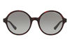 Picture of A|X Armani Exchange AX4059S Sunglasses 820511-55 - Havana Red Rhubarb Frame, Grey Gradient