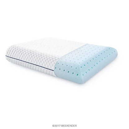 Picture of WEEKENDER Ventilated Gel Memory Foam Pillow - Washable Cover - Standard Size