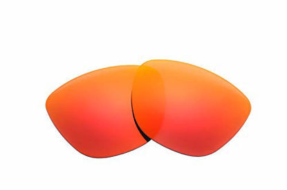 Picture of NicelyFit Polarized Replacement Lenses for Oakley Frogskins Sunglasses (Fire Red Mirror)