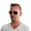 Picture of Sunglasses Timberland TB 9117 33R gold/other / green polarized
