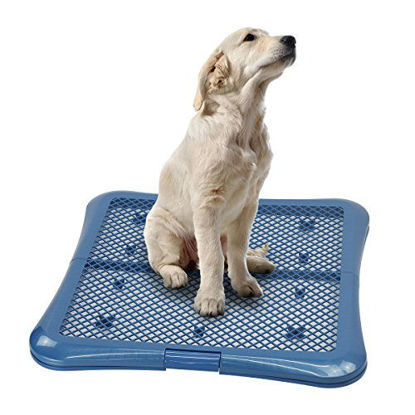 Picture of Petphabet Training Pad Holder Floor Protection Dog Pad Holder Mesh Training Tray (L)