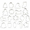 Picture of Wilton Holiday Shapes Metal Christmas Cookie Cutter Set, 18-Piece