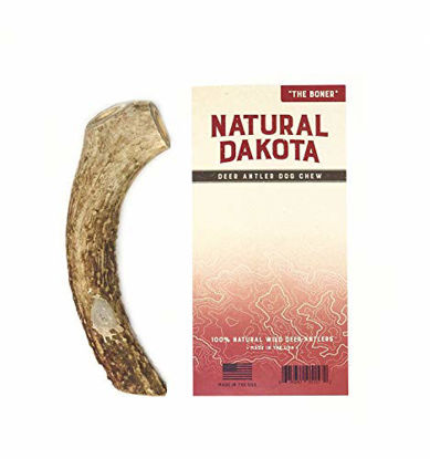 Picture of Natural Dakota Premium Deer Antler Chew Toys (Large) The Boner