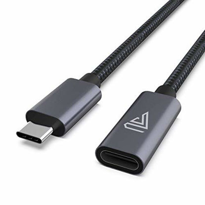 Picture of Faracent USB Type C Extension Cable (3.3Ft/1m), USB 3.1(10gbps) Type C Male to Female Extension Charging & Sync for Nintendo Switch, M1 MacBook Pro Air iPad Pro 2020 Dell XPS Surface Book and More