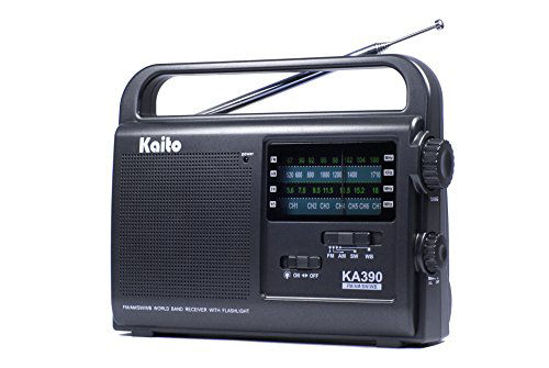 GetUSCart- Kaito KA390 Portable AM/FM Shortwave NOAA Weather Radio with ...
