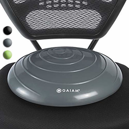 Picture of Gaiam Balance Disc Wobble Cushion Stability Core Trainer For Home Or Office Desk Chair & Kids Alternative Classroom Sensory Wiggle Seat