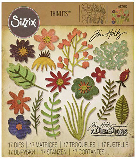 Picture of Sizzix Thinlits Die Set 17PK - Funky Floral #1