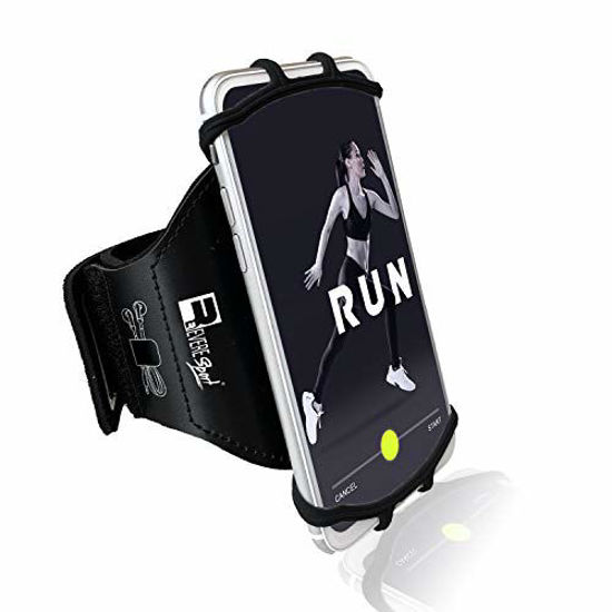 Picture of RevereSport Universal iPhone Running Armband (12/11/10/8/7/6/X/XR/XS/SE/Plus/Max/Pro). Phone Holder Case