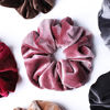Picture of Whaline 6 Big Hair Scrunchies Velvet Elastics Large Hair Bobble Scrunchy Hair Bands Women Soft Hair Ties, 6 Colors