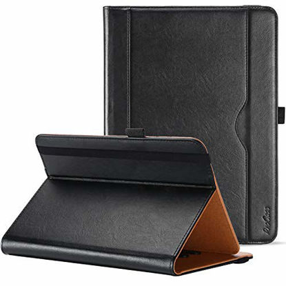 Picture of ProCase Universal Case for 9 - 10 inch Tablet, Stand Folio Universal Tablet Case Protective Cover for 9" 10.1" Touchscreen Tablet, with Adjustable Fixing Band and Multiple Viewing Angles - Black