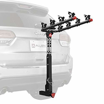 Picture of Allen Sports Deluxe Locking Quick Release 4-Bike Carrier for 2" Hitch, Model 542QR, Black