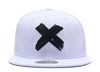 Picture of Quanhaigou Embroidered X Snapback Hats for Men and Women Adjustable Hip Hop Boy Baseball Cap White