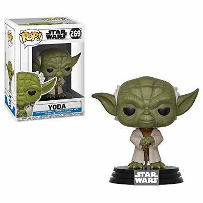 Picture of Funko Pop Star Wars: Clone Wars - Yoda Collectible Figure, Multicolor