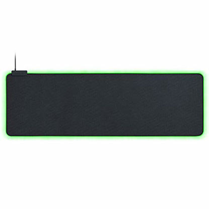 Picture of Razer Goliathus Extended Chroma Gaming Mousepad: Customizable Chroma RGB Lighting, Soft, Cloth Material, Balanced Control & Speed, Non-Slip Rubber Base, Classic Black