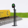 Picture of JTD03 5pcs Model Railway 2-Light Block Signal Green/Red HO Scale 6.4cm 12V Led Traffic Lights for Train Layout New