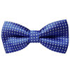 Picture of Baby Boys Cake Smash Clothes Diaper Suspenders Pants Bow Tie 3PCS Set First 1st 2nd Birthday Outfit for Photo Prop Party Dark Blue + Polka Dots 3-24 Months