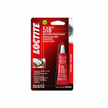 Picture of Loctite 2203452 518 Gasket Maker Flange Sealant, 6 ml Tube, 1 Pack