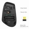 Picture of Nulaxy Vertical Mouse, 2.4G Wireless Mouse with 3 Adjustable DPI(800 / 1200 /1600), Ergonomic Optical Mouse with 6 Buttons for Computer, Laptop, PC, iPad, Desktop, MacBook Black