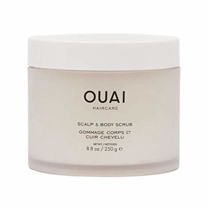 Picture of OUAI Scalp & Body Scrub. Deep-Cleansing Scrub for Hair and Skin that Removes Buildup, Exfoliates and Moisturizes. Made with Sugar and Coconut Oil. Free from Parabens, Sulfates and Phthalates (8.8