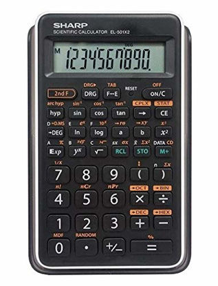 Picture of Sharp EL501X2BWH Engineering/Scientific Calculator