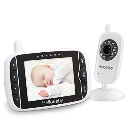 Picture of HelloBaby 3.2 Inch Video Baby Monitor with Night Vision & Temperature Sensor, Two Way Talkback System