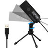 Picture of USB Microphone,Fifine Metal Condenser Recording Microphone for Laptop MAC or Windows Cardioid Studio Recording Vocals, Voice Overs,Streaming Broadcast and YouTube Videos-K669B