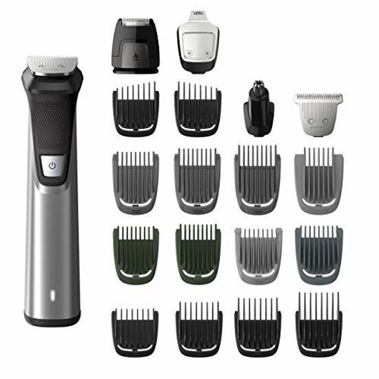 Picture of Philips Norelco Multigroom Series 7000 Men's Grooming Kit with Trimmer for Beard, Silver, 1 Count