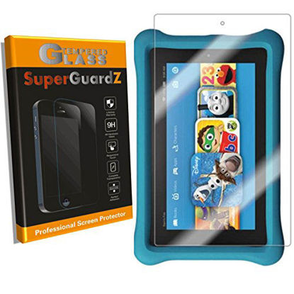 Picture of Fire HD 8 Kids Edition (7th Gen, 2017 Release) Screen Protector [Tempered Glass] - SuperGuardZ, 9H, 0.3mm, 2.5D Round Edge, Anti-Scratch, Anti-Bubble [Lifetime Replacement]