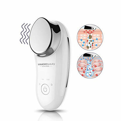 Picture of TOUCHBeauty Facial Massager Deep Cleanser with Sonic Vibration Massaging Deep Moisturizer Cleanser Device TB-1681