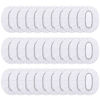 Picture of 100 Pack Clear Disposable Ear Protectors Waterproof Ear Covers for Hair Dye, Shower, Bathing