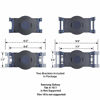 Picture of AboveTEK iPad Wall Mount, Swivel 360° Rotating Tablet Holder Two Brackets to Fit 6-13" Tablets, Horizontal/Vertical Tilt iPad Arm for Flexible Viewing Angles in Kitchen House Showroom Retail Store