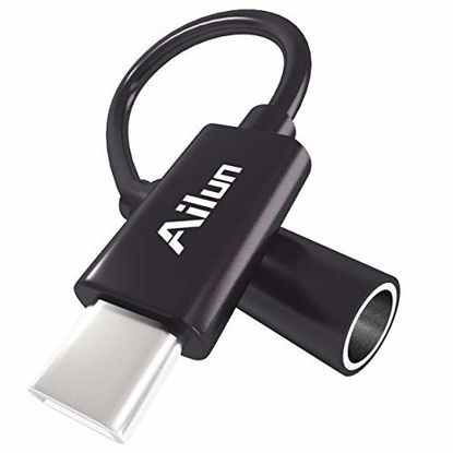 Picture of Ailun USB C to 3.5mm Hi-Res Audio Adapter Type C Male to Female Aux Jack Stereo Earphone Headphone Dongle Cable Converter for USB C Devices
