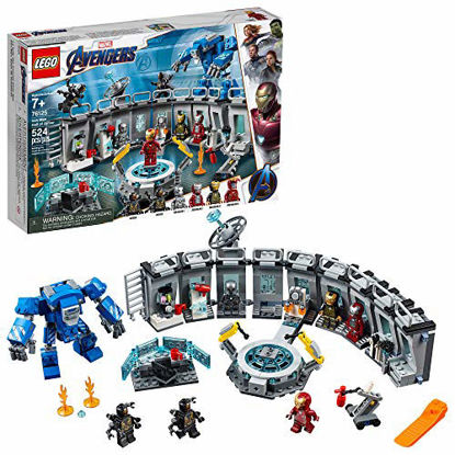 Picture of LEGO Marvel Avengers Iron Man Hall of Armor 76125 Building Kit Marvel Tony Stark Iron Man Suit Action Figures (524 Pieces)
