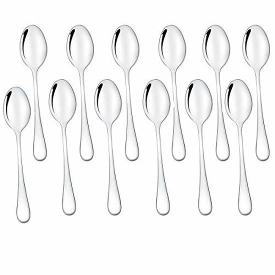 GetUSCart Demitasse Espresso Spoons Set of 12, Mini Coffee Spoon, 18/