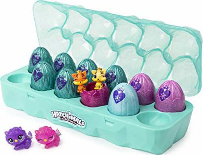 Picture of Hatchimals CollEGGtibles, Jewelry Box Royal Dozen 12-Pack Egg Carton with 2 Exclusive Hatchimals (Styles May Vary)