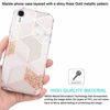 Picture of JAHOLAN Compatible iPhone XR Case Bling Glitter Sparkle Rose Gold Marble Design Clear Bumper TPU Soft Rubber Silicone Cover Phone Case for iPhone XR 2018 6.1 inch Gold
