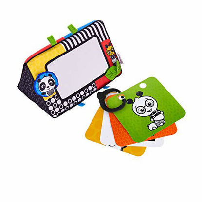 Picture of Baby Einstein Flip For Art High Contrast Floor Activity Mirror with Take Along Cards, Newborn Plus