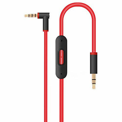 Picture of Replacement Audio Cable for Beats by Dr. Dre Headphone Solo 2/3 HD/Studio/Pro/Detox/Wireless,Cord Extension with Talk Controludio Pro Detox Wireless Mixr Executive Pill