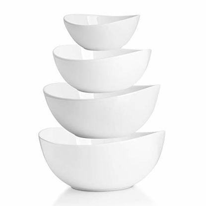 Picture of Sweese 105.401 Porcelain Bowls 10-18-28-42 Ounce Various Size Bowl Set - Set of 4, White