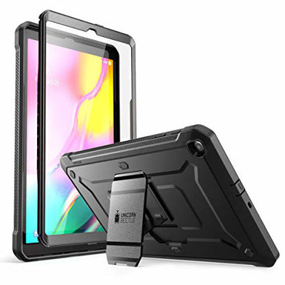 Picture of SUPCASE Unicorn Beetle Pro Series Case Designed for Galaxy Tab A 10.1 (2019 Release), Full-Body Rugged Heavy Duty Protective Tablet Case with Built-in Screen Protector (Black)